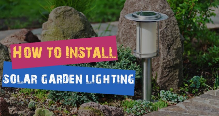 How to Install Solar Garden Lighting - How Far to Space Path Lights