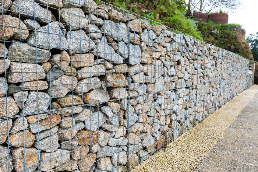 Gabion Wall Basket Fence What They Are Benefits Of Using Them - Metal Baskets For Retaining Walls